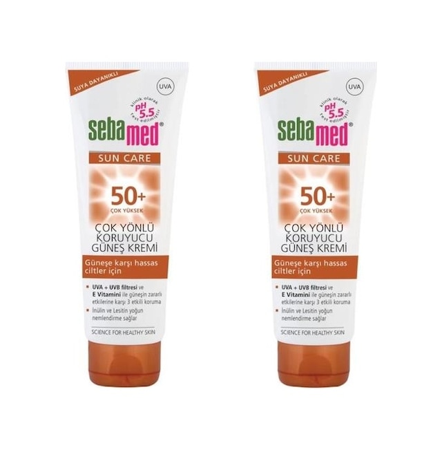 Sebamed Sun Koruyucu Güneş Kremi SPF 50 75 ml X2
