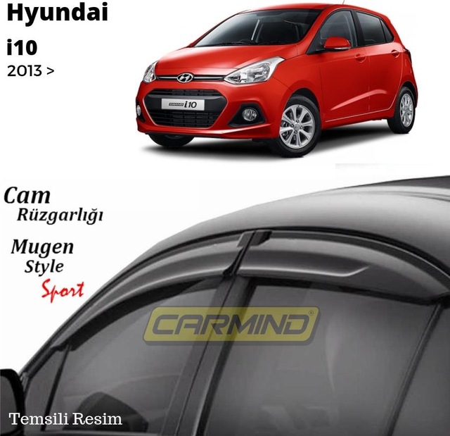 Hyundai I10 Mugen Cam Rüzgarlığı 2013 Sonrası