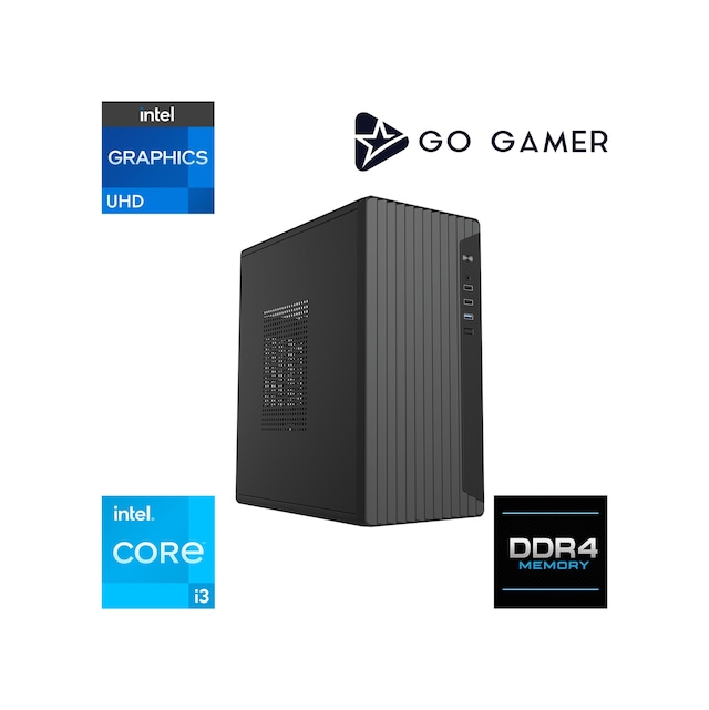 Go Gamer E02 Core i3-10100 8GB RAM 512GB SSD