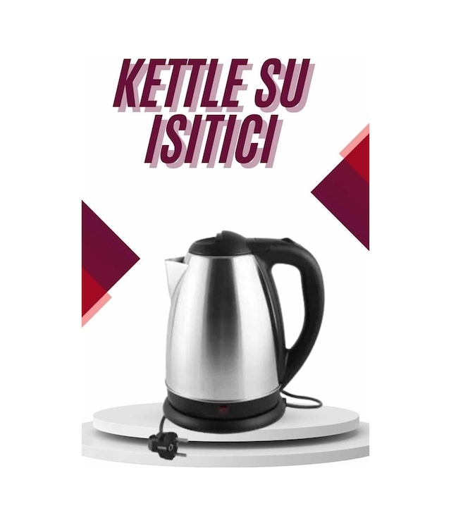 Dayanıklı Çelik Su Isıtıcı 1.8 L Uzun Ömürlü Kettle