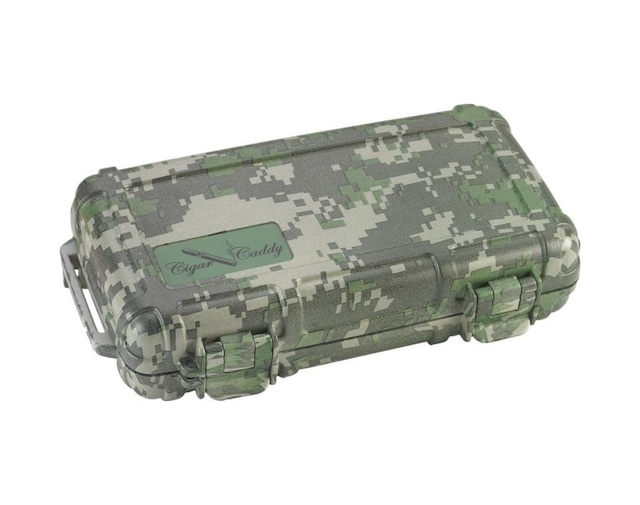 Caddy 5 Kamuflaj Travel Humidor Puro Kutusu