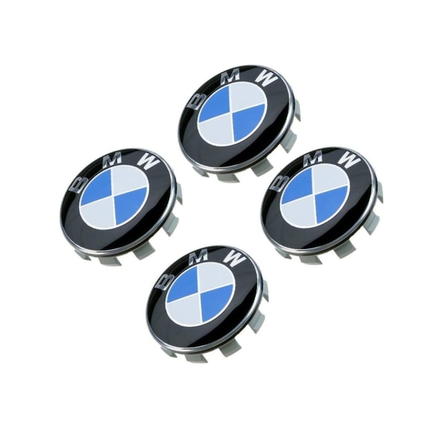 Bmw Araba Jant Göbeği Kapartmalı Kapak Seti (4 Adet)