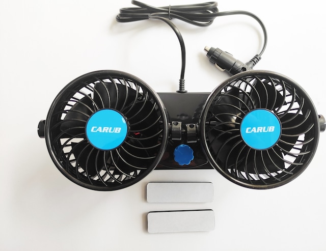 Replax 12 Volt Araç Içi Torpido Üstü Çift Fanlı Oto Vantilatör 36