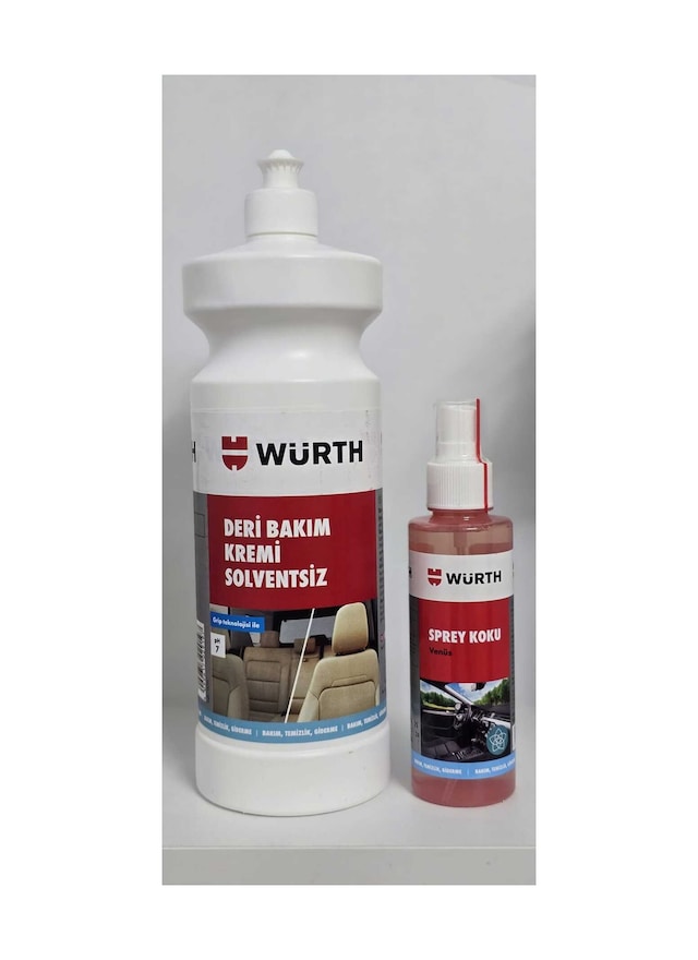 Deri Bakım Kremi 1lt Solventsiz + Araç Kokusu Venüs