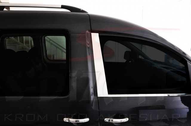 S-Dizayn Vw Caddy Krom Kapı Direği 2 Prç 2004-2015