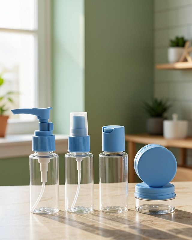 30 Ml 5'li Seyahat Boy Kozmetik Organizer Seti
