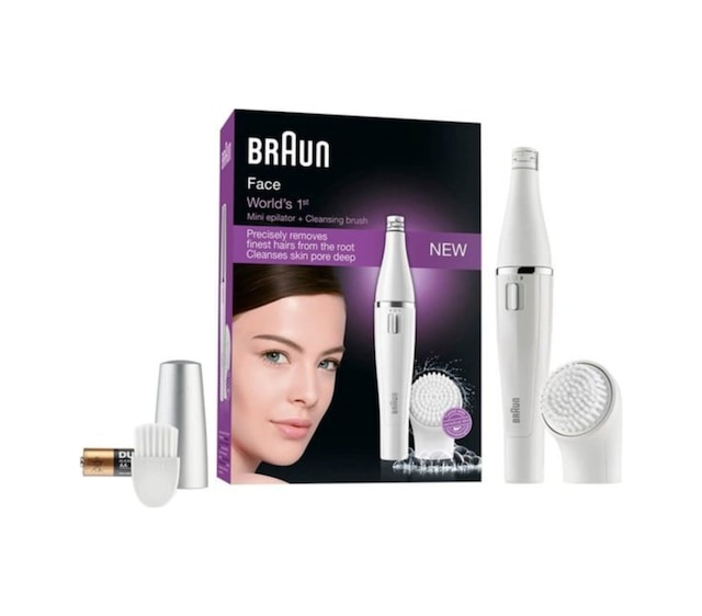 Facespa 810 Yüz Epilatörü Ve Temizleme Fırçası Sistemi, Ek Pil Ile Birlikte