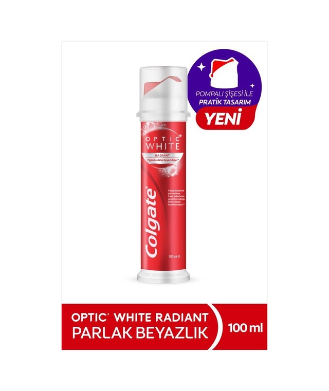 Colgate Optic White Radiant Pump Diş Macunu 100 ML