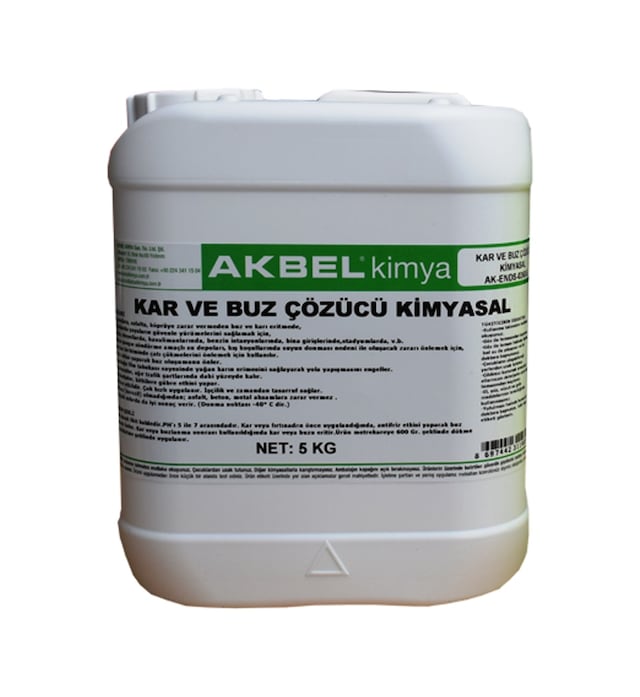 Akbel Zemin Kar Ve Buz Çözücü Kimyasal 5 Kg
