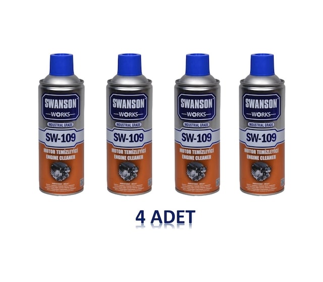 SWANSON DIŞTAN SUSUZ MOTOR TEMİZLEME SPREY 400ML 4 ADET FİYATIDIR