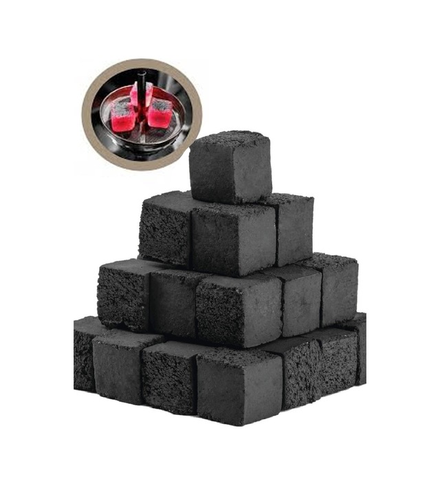 1kg Uzun Süre Yanan Nargile Kömürü Kare Çoklu Paket Hindistan Cevizi Nargile Kömürü
