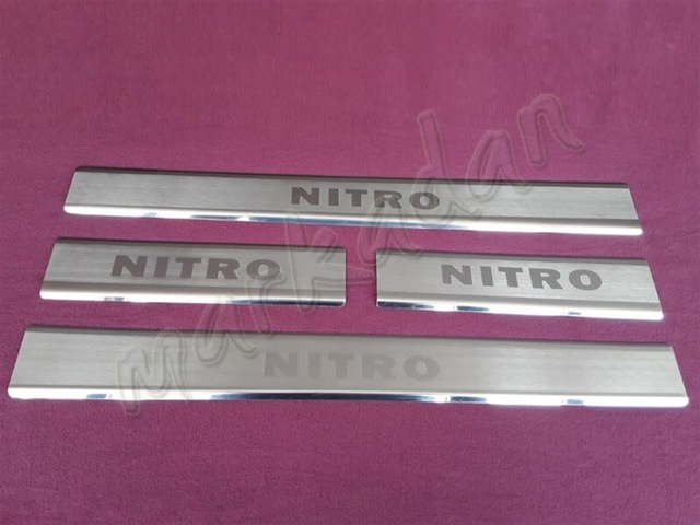 Woc Chrome Dodge Nitro Krom Kapı Eşiği 2007 Sonrası 4 Parça Pasla