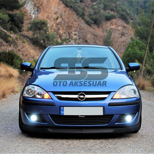 Sts Oto Aksesuar Opel Corsa C Lip Üniversal 2 Parça Astra H Tipi Esnek Tampon eki