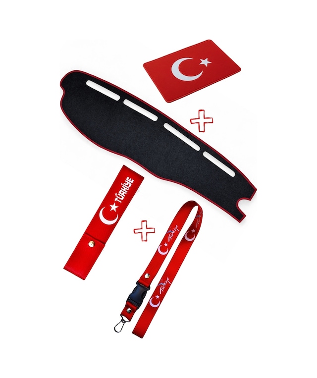 Toyota Uyumlu Corolla Efsane Kasa Torpido Koruma Halısı & Torpido Koruyucu Örtüsü & Havlusu (1992 - 1998)