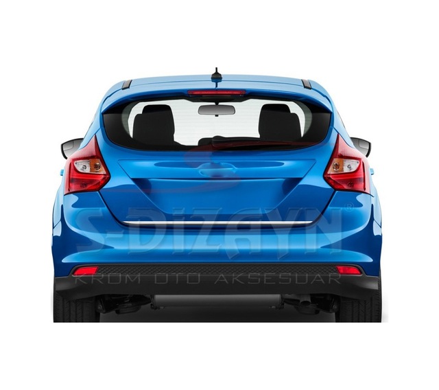 S-Dizayn Ford Focus 3 Hb Krom Bagaj Alt Çıtası 2011-2014 N11.4909