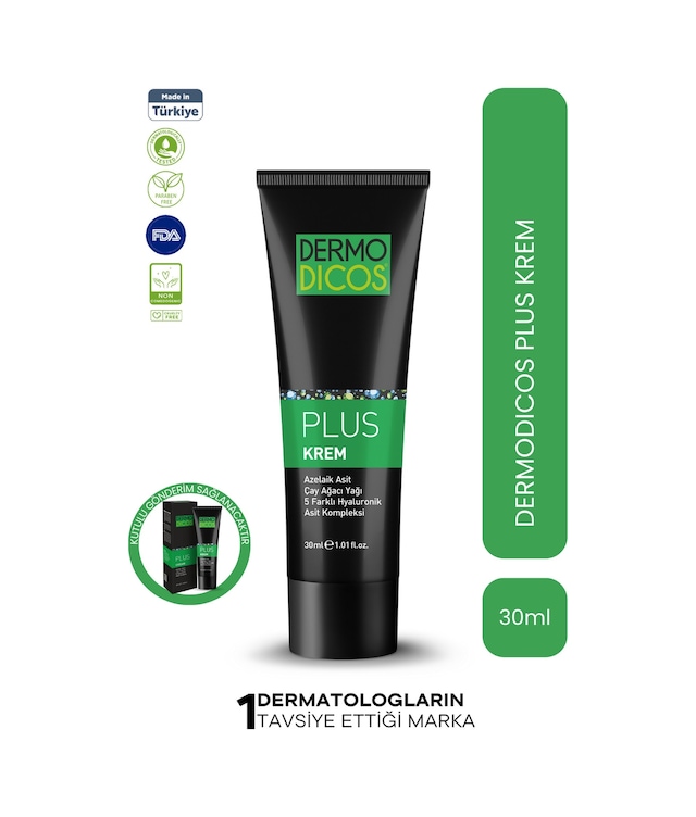 Tto Dermodicos Plus Gece Kremi 30 Ml Akne ve Leke Karşıtı Çay Ağacı Yağlı (%20 Azelaik Asit)