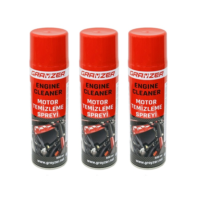 Grayzer Motor Temizleme Spreyi 500 Ml 3 Adet