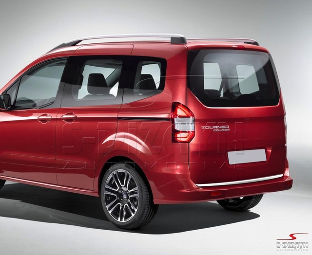 S-Dizayn Ford Courier Krom Bagaj Alt Çıtası 2014 Üzeri N11.2707