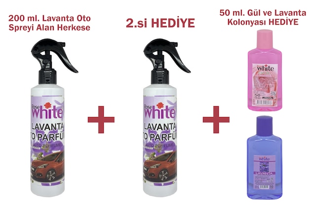 Hediyeli Ürün 200 Ml. Lavanta Oto Parfümü Alan Herkese 200 ML