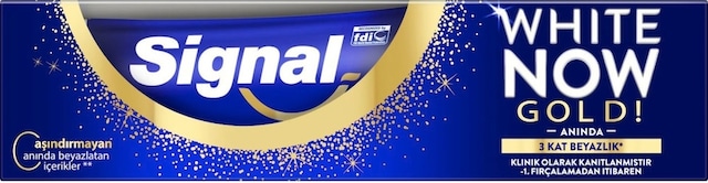Signal White Now Gold Diş Macunu 75 ML