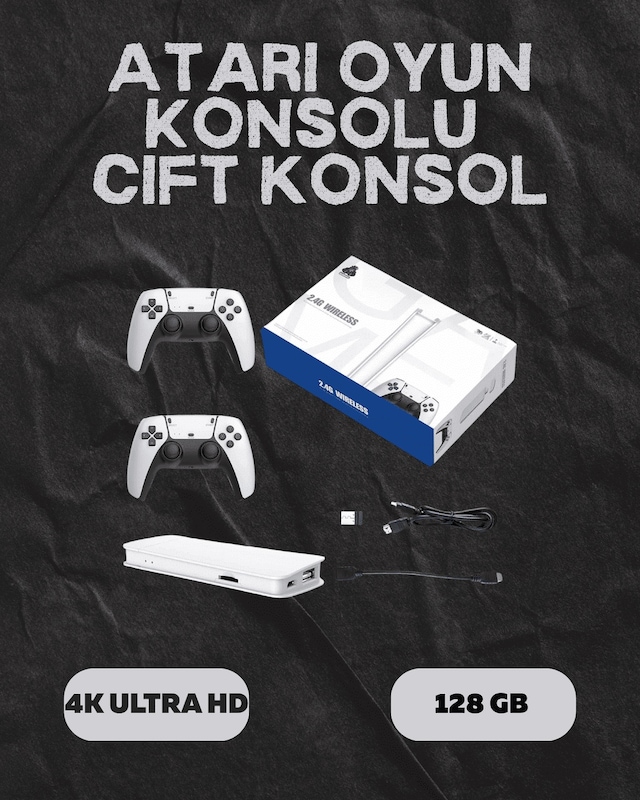 M15 Retro Konsol 20.000 Oyunlu, Çift Gamepadli, 4k Hdmı Diğer