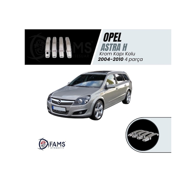 Opel Astra H Krom Kapı Kolu 4 Kapı 2004-2010 P. Çelik