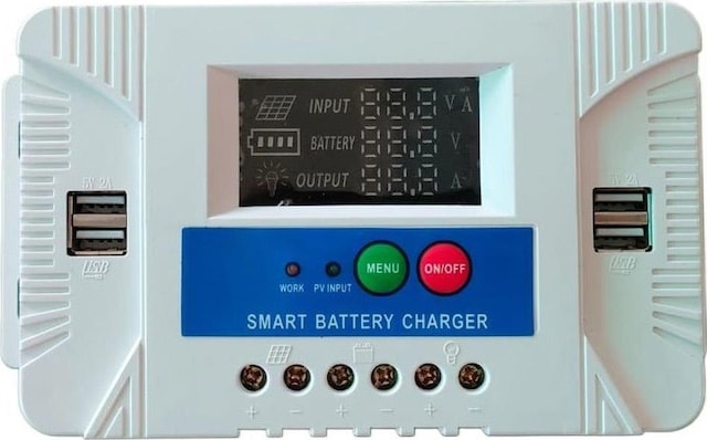Powermaster Pm-30a 12 Volt - 24 Volt - 30 Amper 4 Usbli Dijital Otomatik Solar Şarj Regülatörü-81177