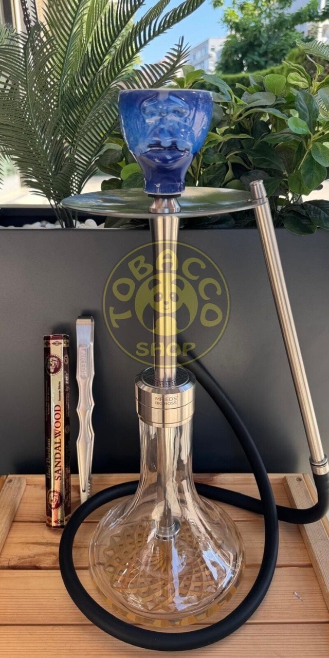 E24 Big Boss Eco Çelik Seri Gold & L6 Lady Phunnel Nargile Lülesi Sandal Ağacı Tütsü Hediyeli