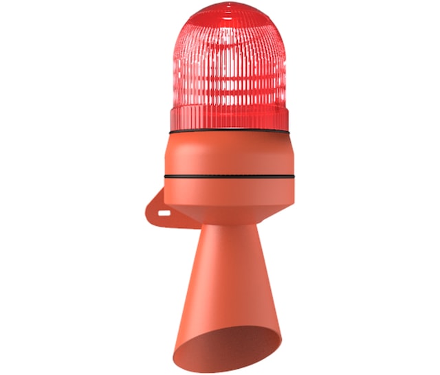 Mesan Led Multifonksiyon 50 Ses Borulu Siren Kırmızı 220vac Ms 5813.1.220vac