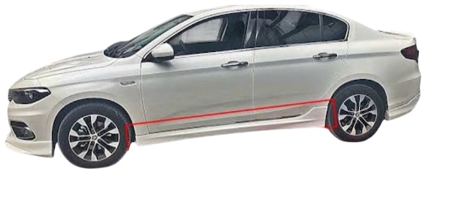 Fiat Egea Çift Maşpiyel Boyalı