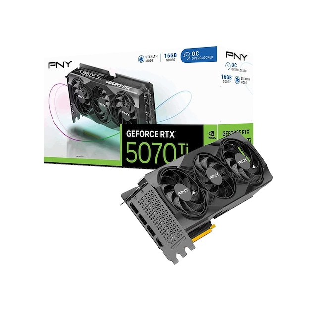 Pny Geforce Rtx 5070ti 16gb Gddr7 Oc 256bit Ekran Kartı Aeae1pny0049