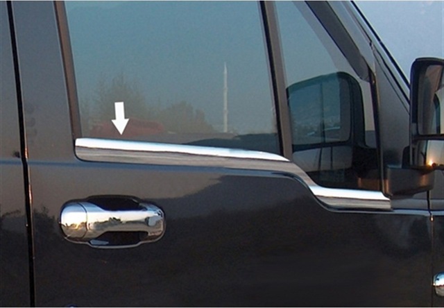 Markadan Ford Connect Krom Cam Çıtası 2002-2014 2 Parça Paslanmaz