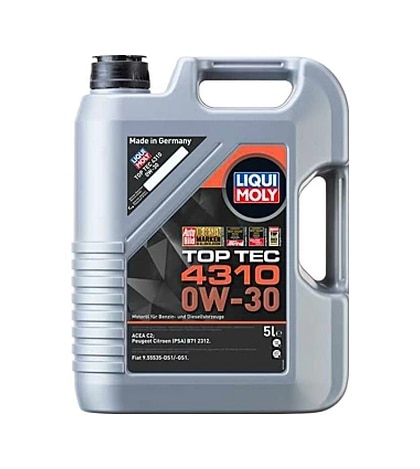 Lı2362 - 0w-30 Motor Yağı Tam Sentetik Top Tec 4310 5l - Liqui Moly
