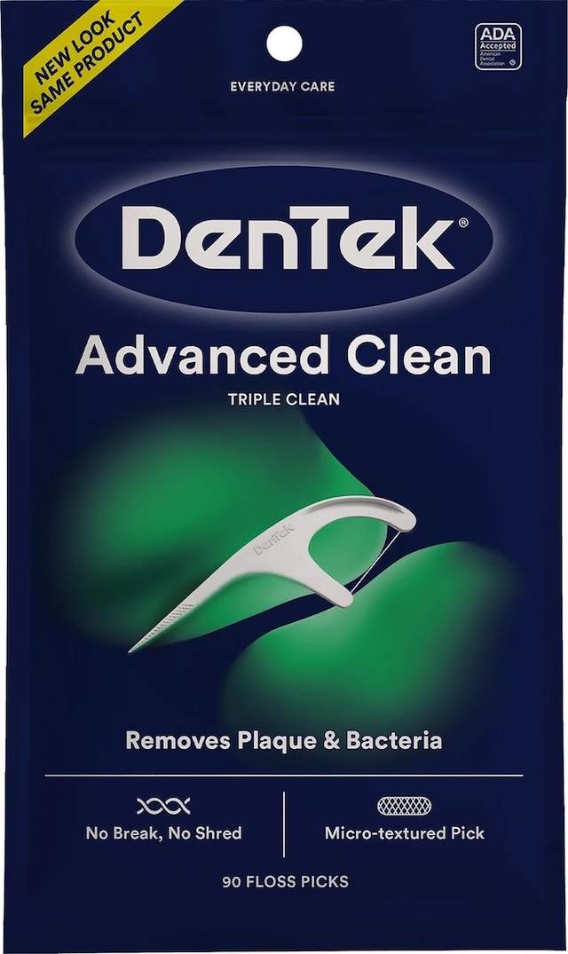 Dentek Advanced Clean Çatal Diş İpi Kürdanlı 90 Adet