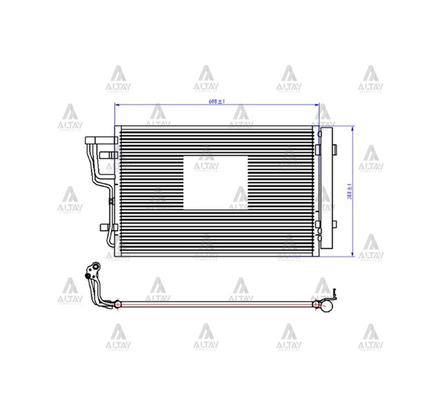 Hyundai I-30 / Kia Ceed 2007-2011 Klima Radyatörü Benzinli 97606-2h000