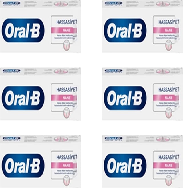 Oral-B Pro Sensitive Hassasiyet Diş Macunu 6 x 75 ML
