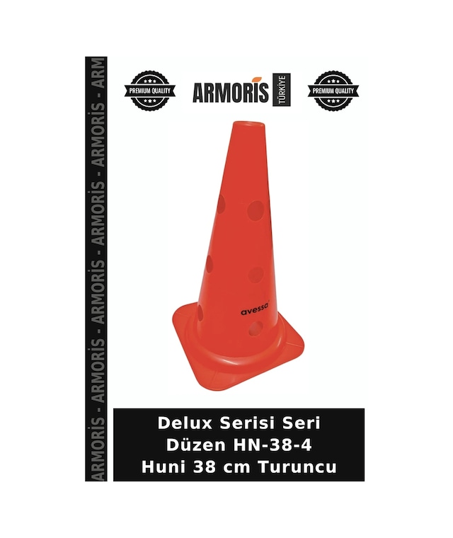 Delux Serisi Seri Düzen Hn-38-4 Huni 38 Cm Turuncu