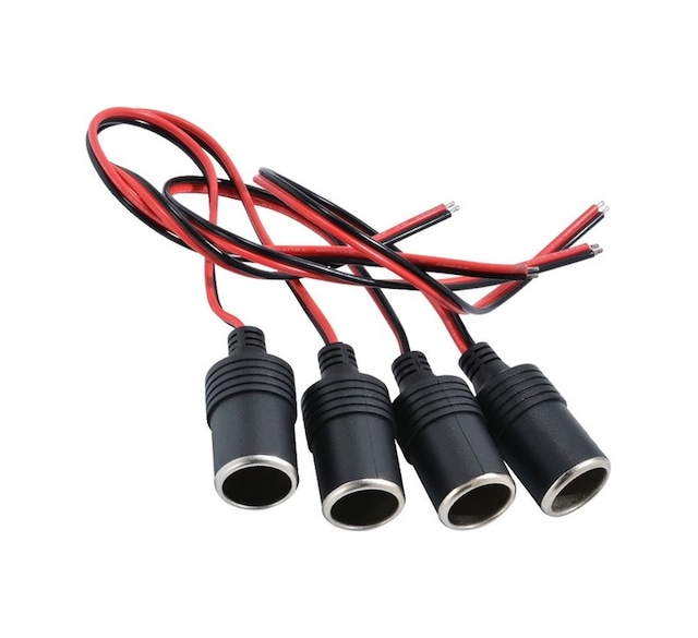 Buhara Elektronik 4 Adet Araç Çakmaklık Uzatıcı Dişi Fiş Kablolu