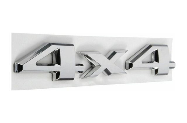 4x4 Krom Bagaj Yazısı