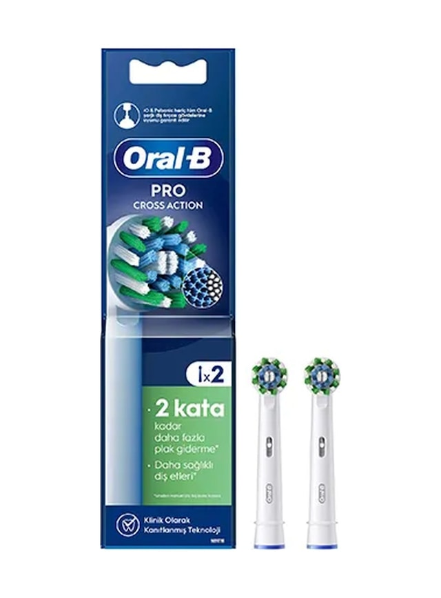 5 Adet Oral-b Cross Action Diş Fırçası Yedek Başlık 2'li
