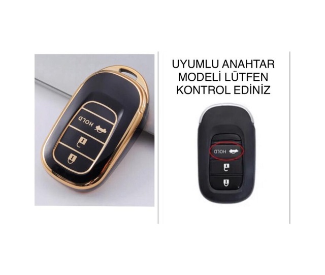 YENİ Honda Uyumlu CİVİC ACCORD HR-V CRV SUSTASIZ ANAHTAR KORUMA KILIFI
