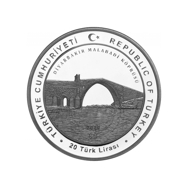 Artuklular Beyliği - Anadolu Beylikleri No:2 Gümüş Hatıra Paras