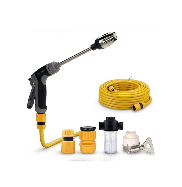 Powermaster Pm-29663 Yüksek Basınçlı Uzun Çubuklu Araç Yıkama Ve Sulama Seti