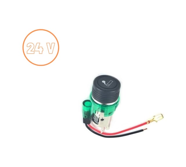 Space Yeşil Işıklı Çakmak 24V / Icca11