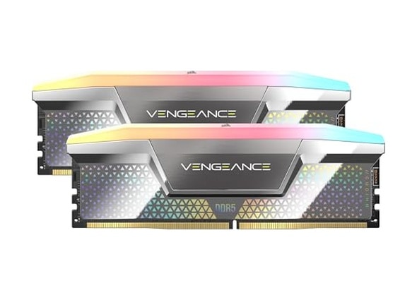 Corsair Vengeance RGB DDR5 48GB 2x24 8400MHz CL40 RGB SILVER