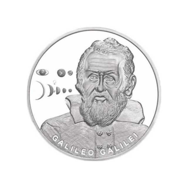 Agakulche Galileo Galılei Gümüş Para