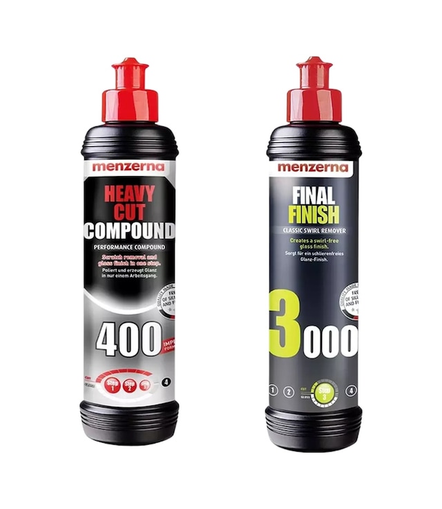 Menzerna 2 Li Set 250ml 400-3000 Kalın Pasta Hare Cila Seti 250 Ml