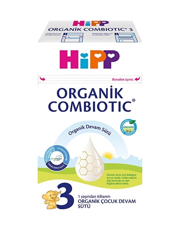 Hipp Organik Combiotic 3 Devam Sütü 600 Gr