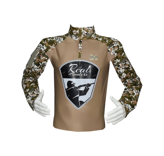 Combat Tişört Real Hunters M005 Avcı Kombat Çok Renkli