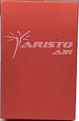 Aristo Sert Küçük El Zımpara Takozu Kırmızı 80Mmx120Mm